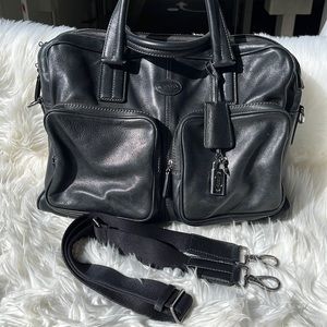 Authentic TOD’S Black Leather Laptop/Briefcase Bag
